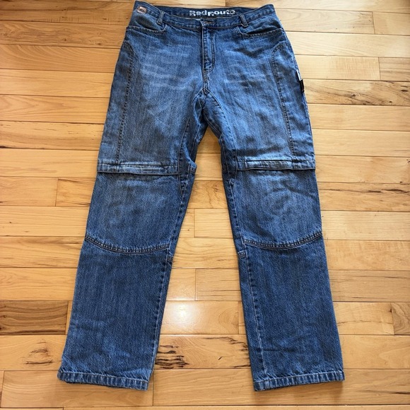 Red Route Other - Red Route Mens Motorcycle Jeans Blue 34x32 Made With Kevlar Riding Denim Pockets